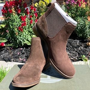 Timberland Women’s Magby Low Stack Heel Chelsea Boots D Brown Size 8.5 New w/Box